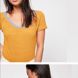 ISO free people frenchie ringer tee we the free Xs